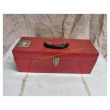 Red Toolbox w/ Knife Sharpening Tools