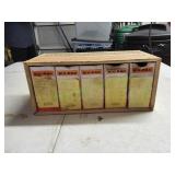 Six-Pak Organizer w/ Nuts, Screws & More