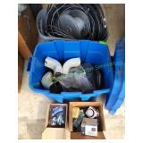 Tote of Downspout Elbows, Motorcycle