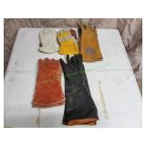 (5) Pair of Various Work Gloves
