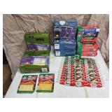 Lot of Outdoor Christmas Lights & Light Clips