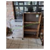 3-Shelf Bookshelf w/ 4-Basket Organizer