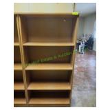 Wood 4-Shelf Bookshelf