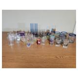 Lot of Cocktail Glasses, Shotglasses & More
