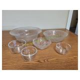 Lot of Glass Serving Bowls & More