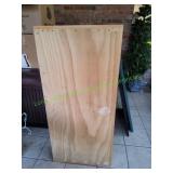 Wooden Podium/Shelving Unit