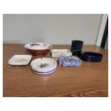Lot of Soap Dishes & More