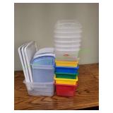 Small Shoe Size Storage Totes w/ Lids & More