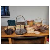 Lot of Wicker Baskets