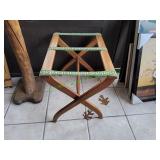 Vtg Luggage Stand / Holder