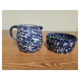 Marshall Pottery Pitcher & Bowl