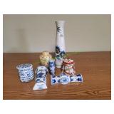Blue & White Porcelain Sauce Dishes & More