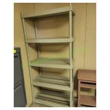 Plastic 5-Shelf Utility Shelving Unit