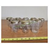 (12) 8oz Jelly Jars w/ Lids