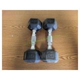 (2) 10lb Dumbbells