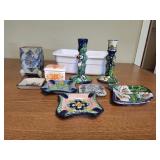 Lot of Mexican Talavera Pottery & More