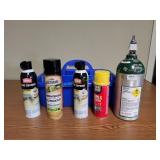 Blue Carry Caddy w/ Bug Spray & More