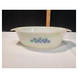 Anchor Hocking Blue Cornflower Casserole Dish