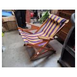 Folding Deck Sling Chair