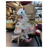 Unicorn 2ft Christmas Tree