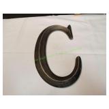 12.5" C Wall Art
