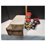 Storage Tote w/ Flashlights & Lantern