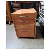 Galant 3-Drawer Roling File Cabinet w/ Supplies