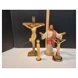 (4) Jesus Figurines