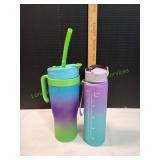 (2) Motivational Water Bottles