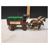 Ertl Jim Stewart&Stevenson Horse Drawn Wagon Bank