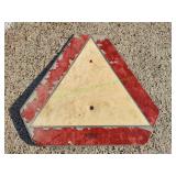 16x14 Slow-Moving Vehicle Metal Sign