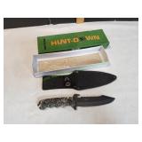 Hunt-Down Fixed Blade Knife w/ Sheath