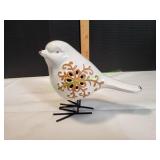 Vtg 6" Hand-Painted Ceramic Bird Figurine