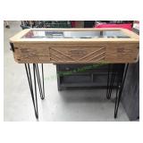 Molon Labe Oak Display Case w/ Firearm