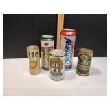 (5) Vtg Beer Cans