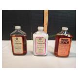 (3) Vtg Bottles of Watkins Antacid & Liniment