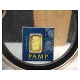 PAMP Suisse Lade Fortuna 1g 999.9 Fine Gold Bar