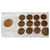 (13) Commemorative Presidential Tokens