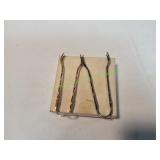 (2) Vtg Ice / Sugar Tongs