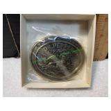 Vtg Limited Edition Dr Pepper Brass Belt Buckle
