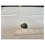 Vtg Good Luck Bug! Ladybug Scarab Enamel Brooch