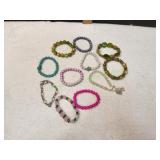 Lot of Beaded Bracelets