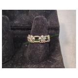 Vtg Fleur de Lis Sterling Sliver Ring, Sz 7