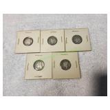 (5) Mercury Dimes