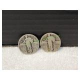 1926 & 1928 Standing Liberty Silver Quarters