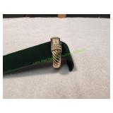 Vtg Ladies Waltham Gold-Tone Bangle Watch