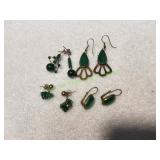 Vtg Malachite Earrings & More