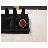 Vtg Cocktail Ring, Sz 10.5