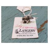 Vtg Black Hills Silver Sterling Silver Bear Charm