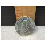 2021 South Africa 1oz Fine Silver Krugerrand Coin